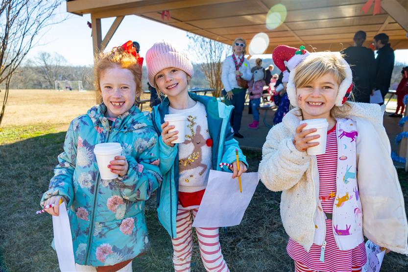 Students enjoy Candy Cane Lane